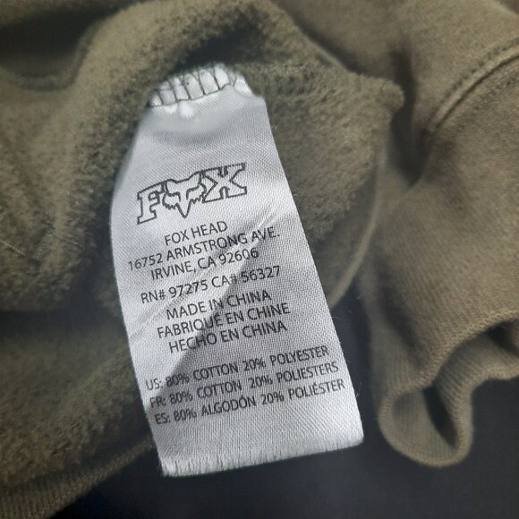 Fox Racing Pullover Hoodie Men's Size Small Motocross Style Comfort Midweight - Picture 6 of 12